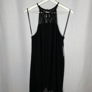 Lulus Tell Me Black Swing‎ Dress